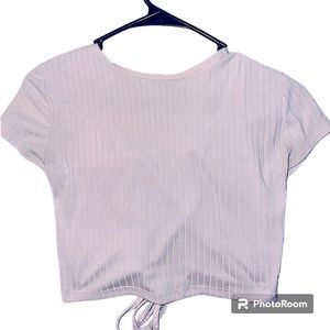 Light Pink Crop Top